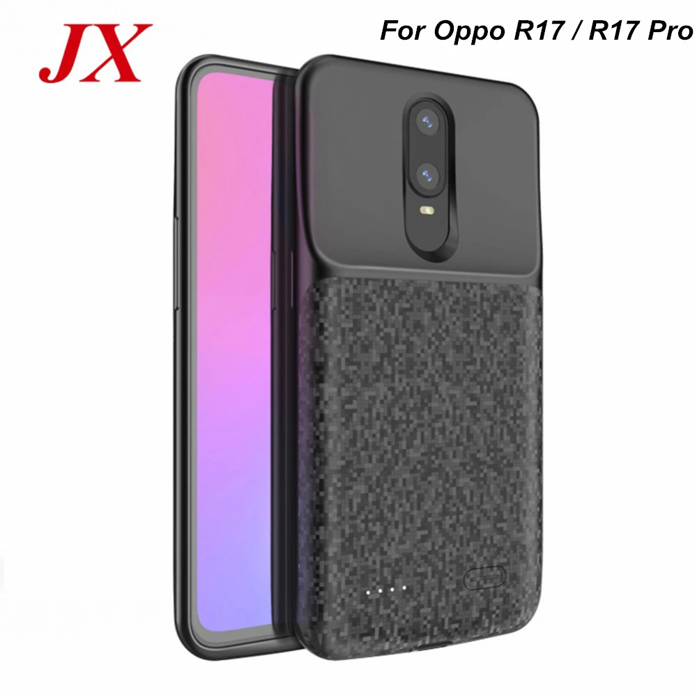 5200 мАч последним для OPPO R17 Батарея Чехол Smart PC ABS телефон стенд крышка смарт