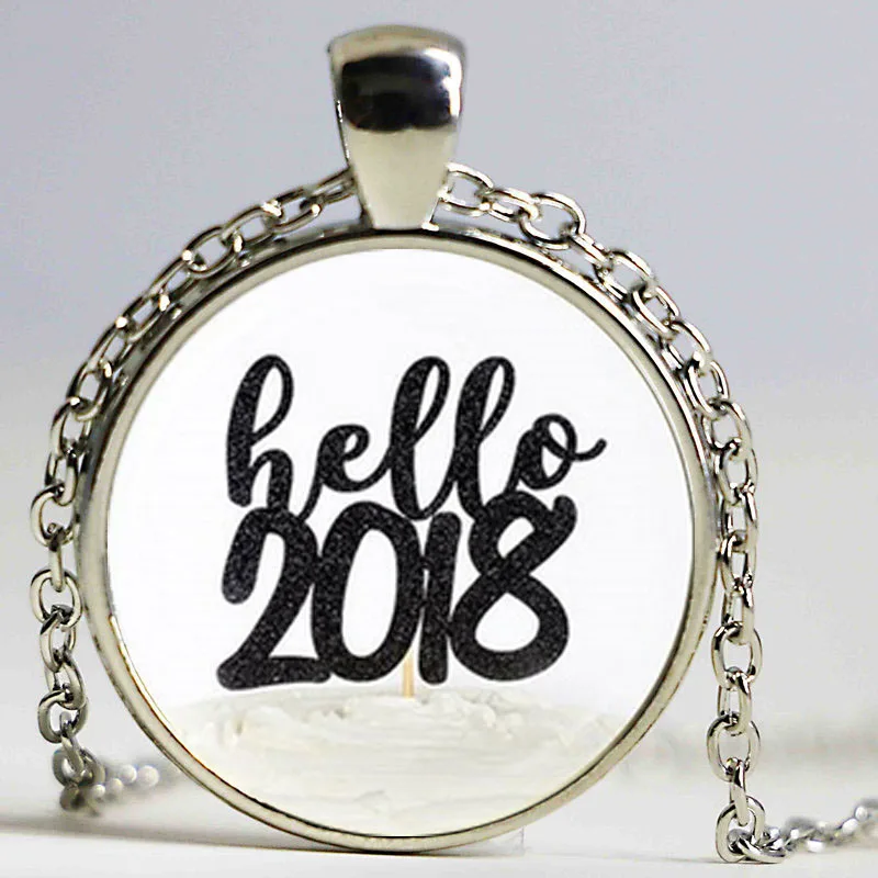 Hello Cake Topper с принтом новогодние вечерние украшения ожерелье | Украшения и