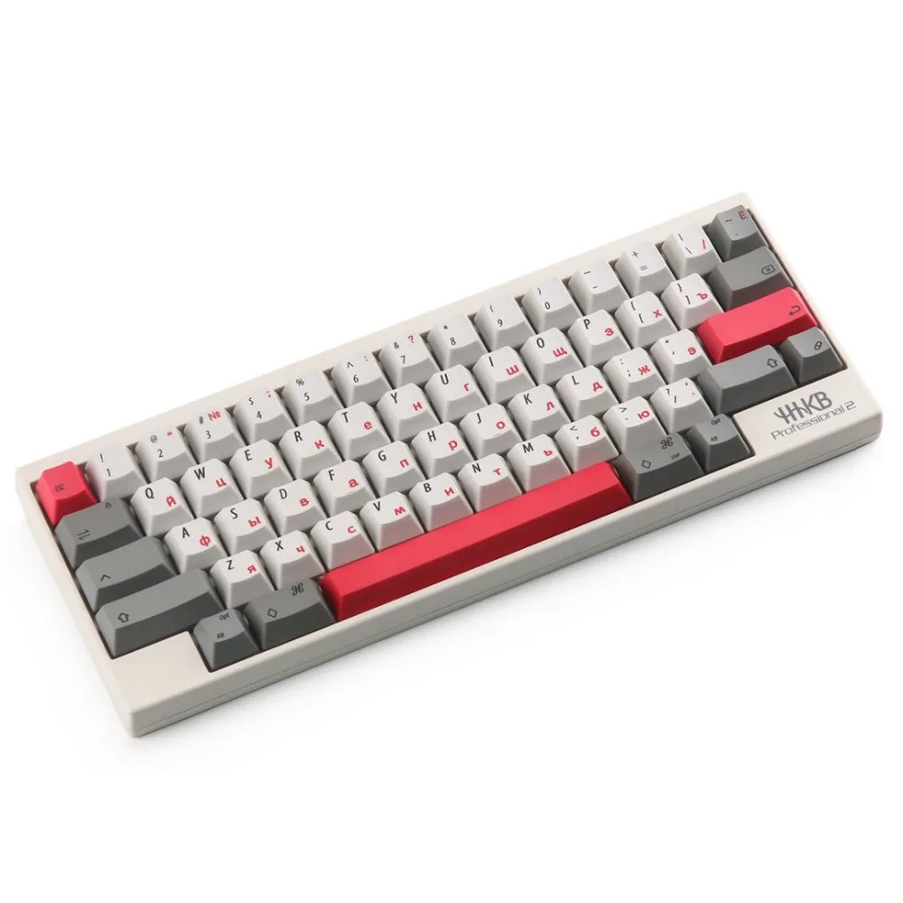 Электростатические емкостные EC русские брелки Dye-sub 60 клавиш совместимы с HHKB