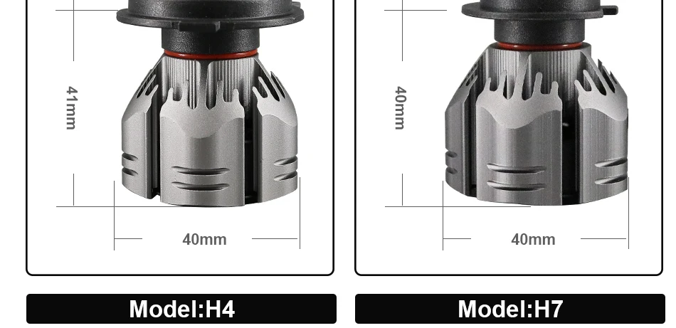 Hlxg 2 шт. H4 светодиодный H7 Canbus H1 H3 H11 светодиодный H8 противотуманная фара HB4 9005 HB3 3000K 6500K 4300K 8000K автомобилей Мотоциклы Автомобильные фары 12V