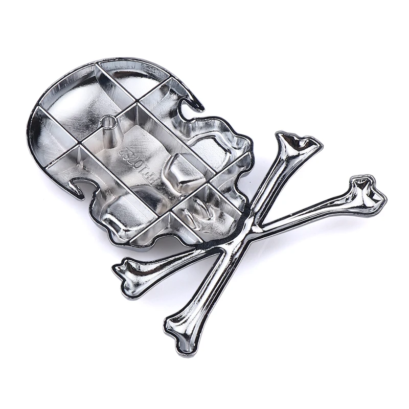 Металлический 3d-значок в виде черепа для скелета грузовика 7 2x6 см мотоциклетные