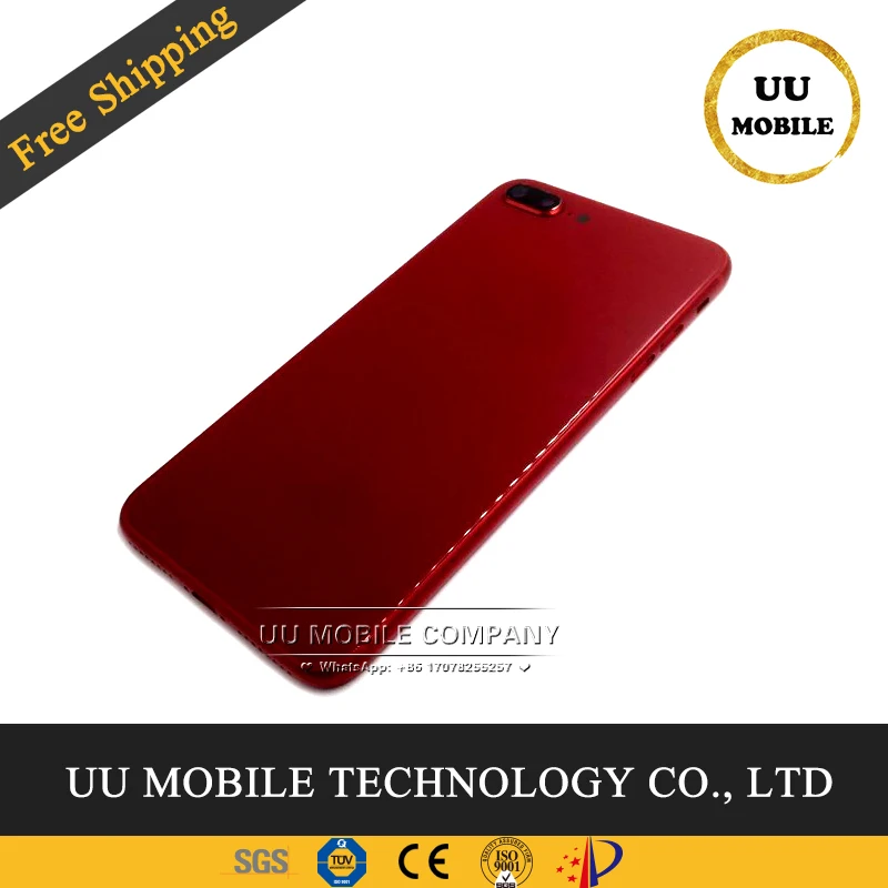 Задняя крышка батарейного отсека хорошего качества для iphone 6P 6SP 7P до 8P Корпус Шасси задняя дверь средняя рамка без разъема для наушников