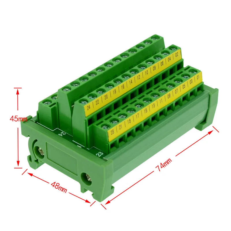Распределительная Клеммная колодка на 24 канала|board board|board power supplyboard terminals |