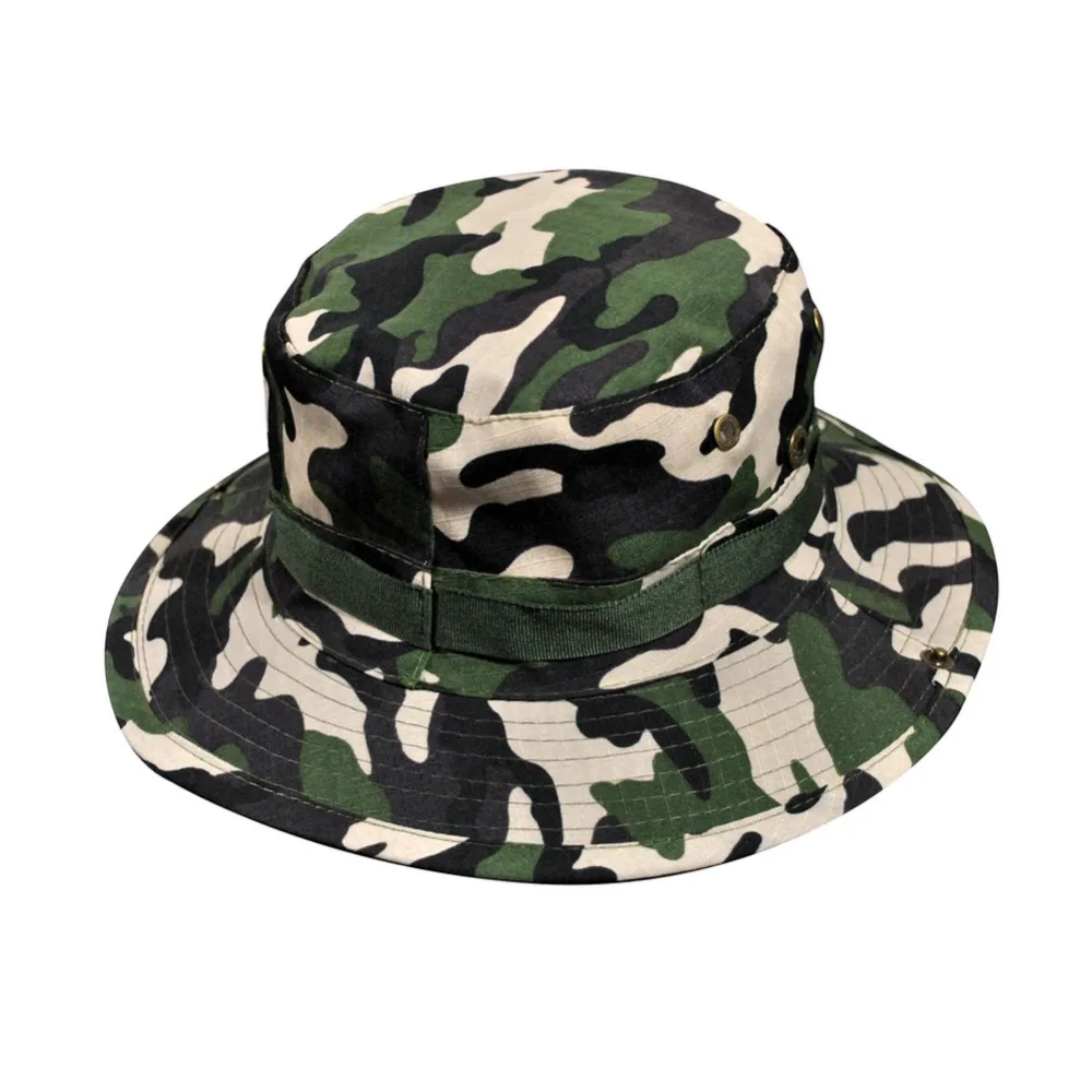 1 шт. Военная крутая Мужская камуфляжная шляпа для рыбалки шапка Панама Кепка