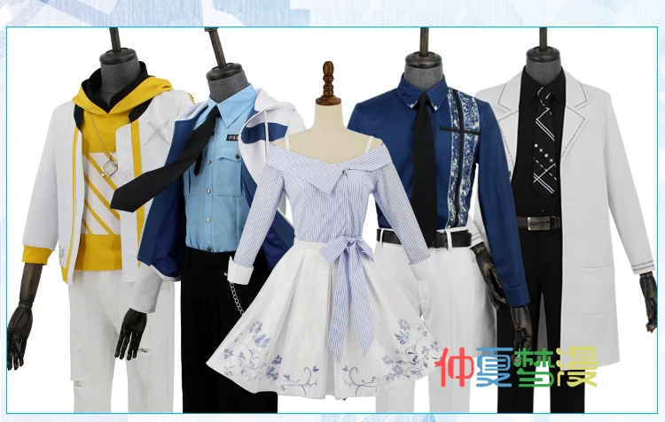 Аниме! Любовь и производитель Heroine BaiQi LiZheyan XuMo ZhouQiluo униформа для косплея Dailydress