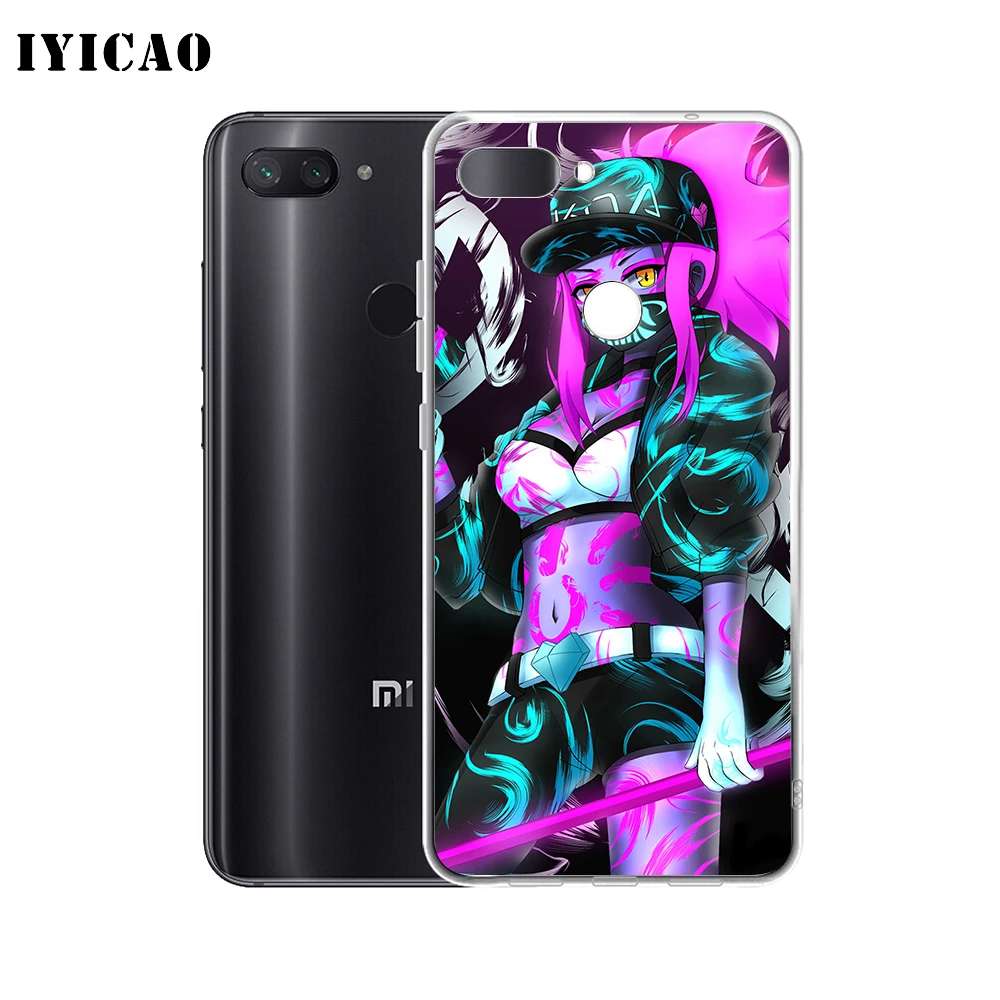 Мягкий силиконовый чехол для телефона IYICAO Akali League of Legends Xiaomi Redmi 4A 5A 6A Note 7 6 5 Pro Plus 4X
