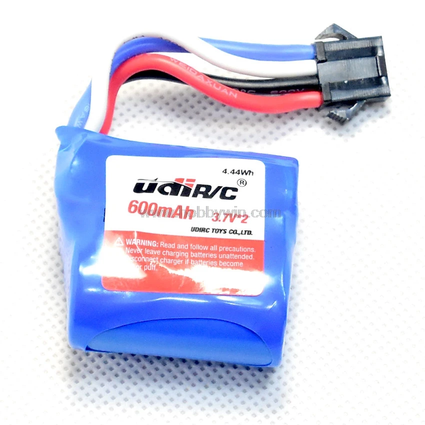 UdiRC запасная аккумуляторная батарея 2x3 7 V 600mAh SM4P штепсельная Вилка для UDI001 RC