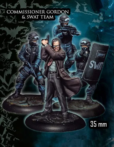 Фигурка 35 мм модель из смолы комплект ученного Гордона и спецназа бесплатная