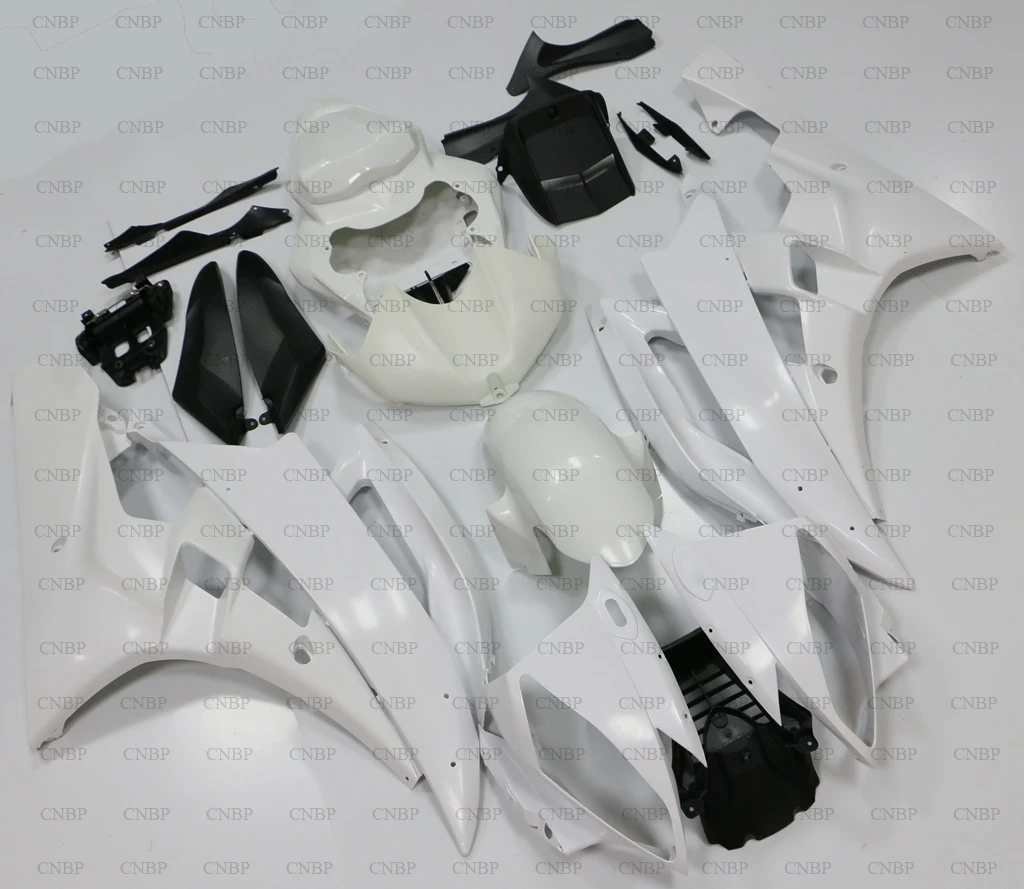 UNPAINTED fairing Для YAMAHA YZFR6 07 кузова YZF R6 2006-2007 материя черный набор для всего тела YZF600 R6 06 обтекатели - Цвет: UNPAINTED fairing