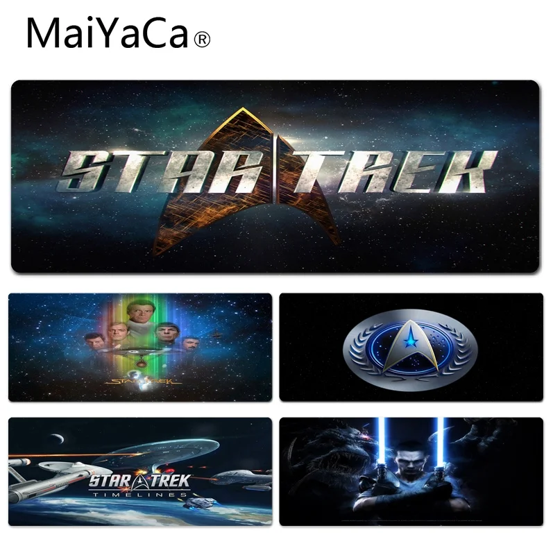 Игровые коврики для мыши MaiYaCa StarTrek с клавиатурой, размер 30x90x0,2 см, игровые коврики для мыши