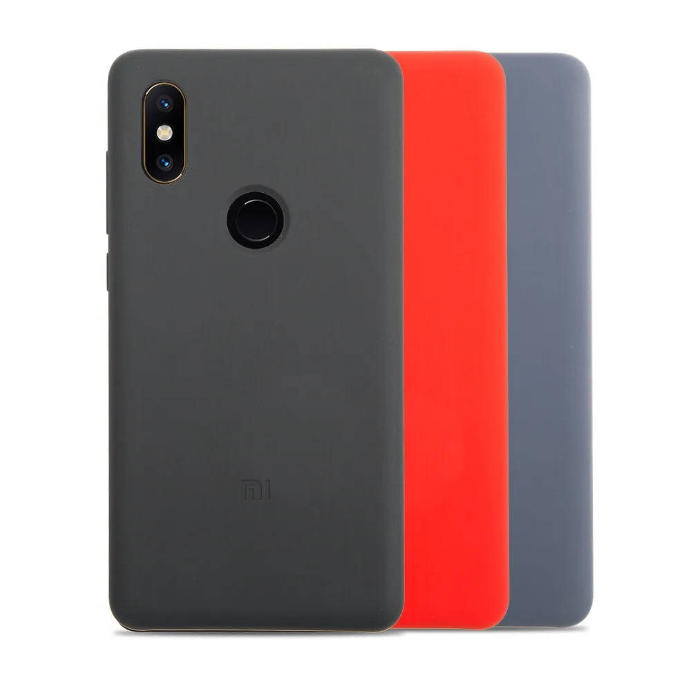 Xiaomi mi X 2S силиконовый чехол mi X 2S силиконовый PC mi crofibre mi X 2S Чехол черный, красный и синий