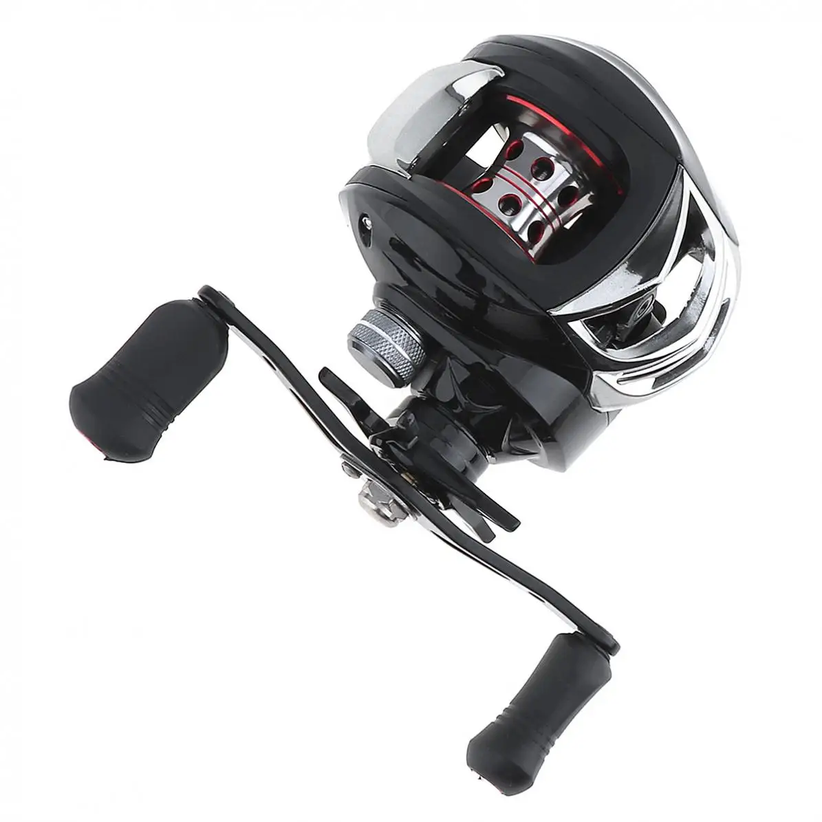 

7.2:1 17+1BB Baitcasting Fishing Reel Magnetic Brake Max Drag 5KG / 11LB Aluminum Alloy