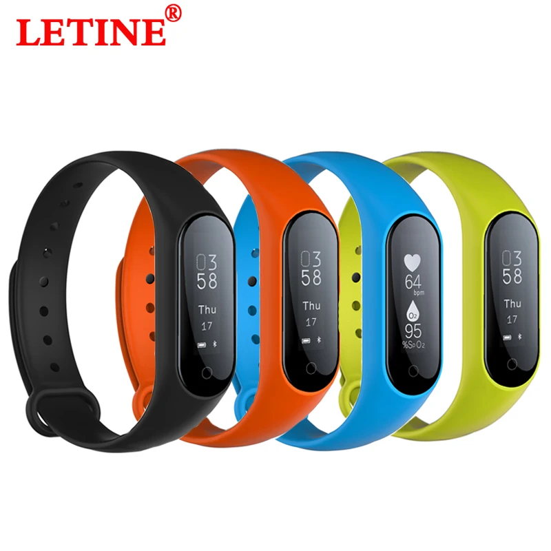 LETINE Y2 плюс Смарт Браслет кислорода в крови монитор сердечного ритма Bluetooth gps