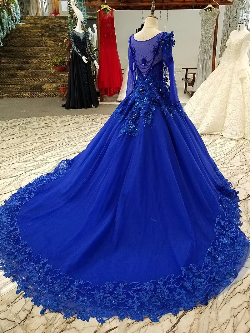 2018 New Pattern Bride One Word Shoulder Korean Thin Concise Luxurious Long Tailing Pregnant Wedding Dress Full 3111 | Свадьбы и