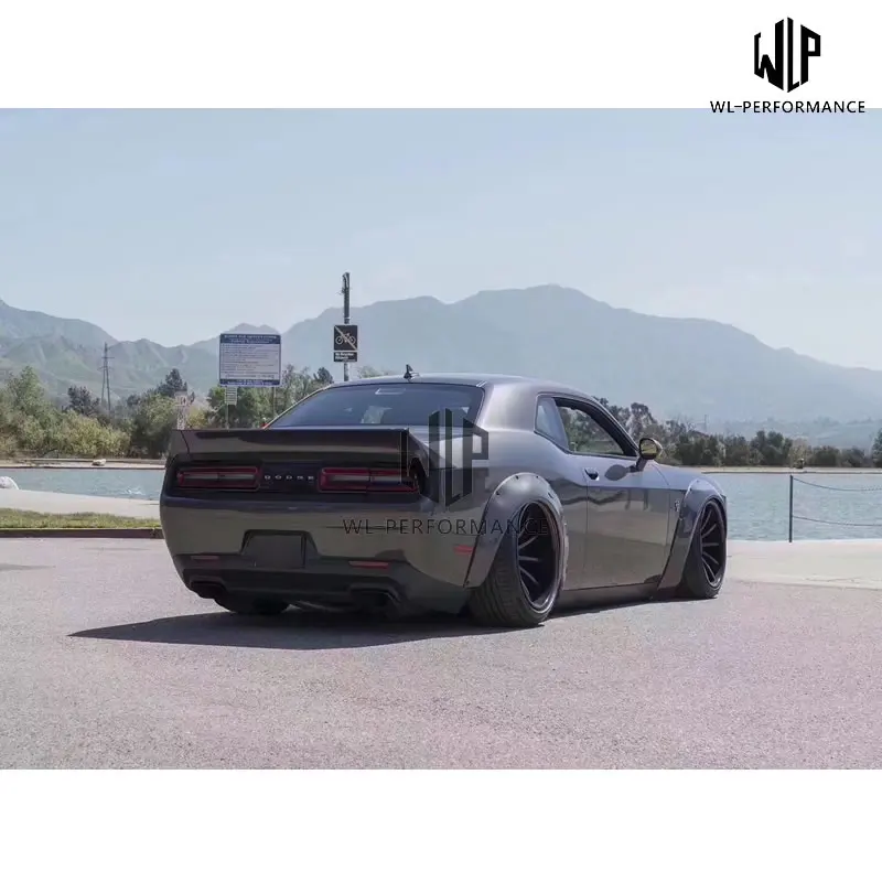 Высококачественный ФАП Неокрашенный стиль LB для стайлинга автомобиля Dodge Challenger