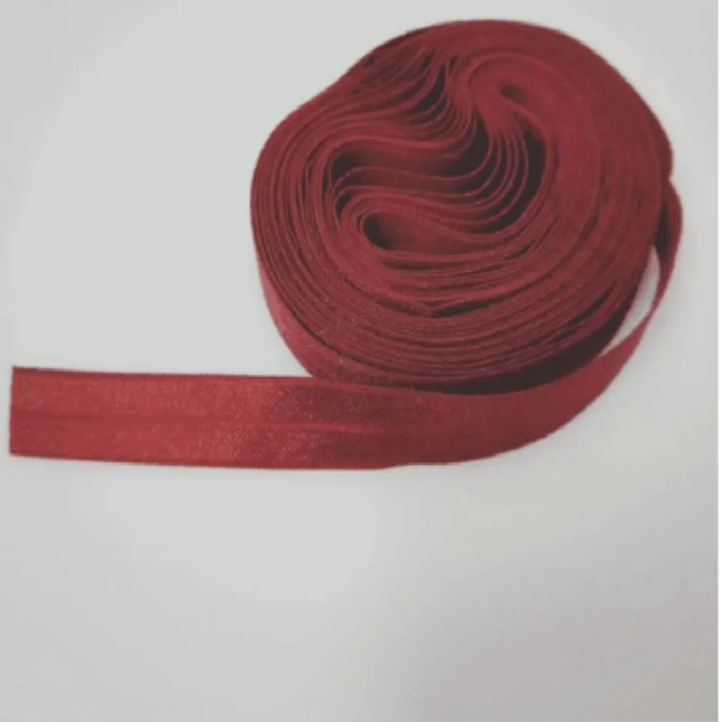 Red wine 5 ярдов/партия, 15 мм(5/8 ''), одноцветная эластичная лента, сделай сам, для волос, галстук/нижнее белье, складывается вручную, растягивается - Цвет: Red wine