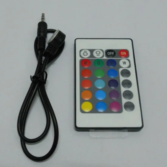 

RGB Colorful LED Fiber Optic Bundle 60pcs 3*0.75mm 2m Curtain Cable with IR remote controller FY-750*3-002