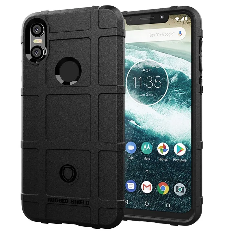 Для Motorola Moto E7 One P30 Play Note P40 прочный защитный чехол броня для G7 G6 Plus Z3 Force матовый