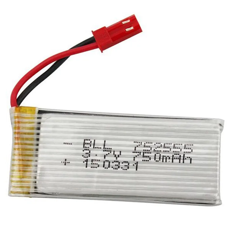 5in1 JST порт Li-Po 3 7 V 750mAh наборы батарей для DFD F181 F187 F163 H12C WLtoys V686 Quadcopter RTF | Игрушки и