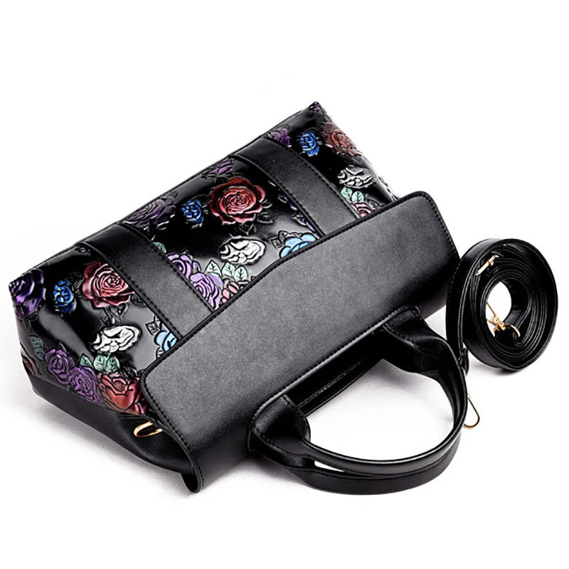 Aitesen Этническая роспись цветы одного плеча тотализатор составляют леди Луи сумка