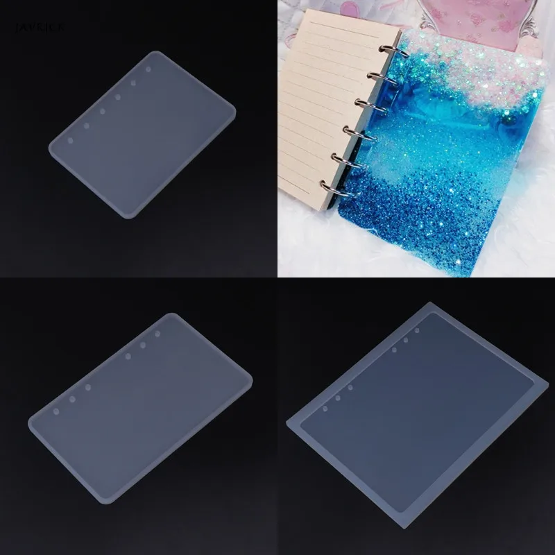 Зеркальная поверхность клей капля плесень силиконовые формы DIY ремесла тетрадь в форме A5 A6 A7 зеркало ювелирных изделий книга смолы