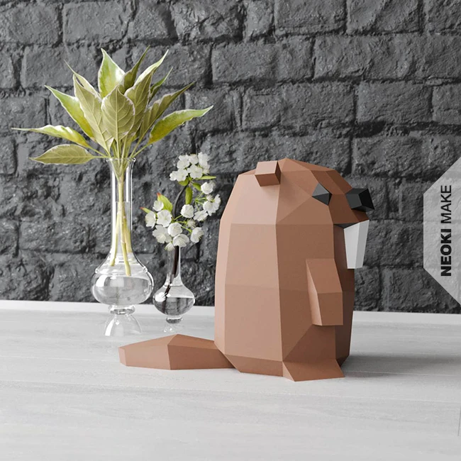 Креативные простые 3D геометрические панды, украшения для дома, скандинавские ветряные бумажные формы, ручная работа, сделай сам, материал, упаковка, украшение
