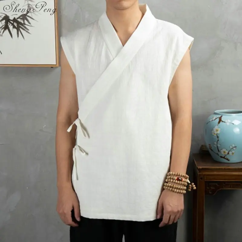 Традиционная китайская одежда для мужчин мужская рубашка с