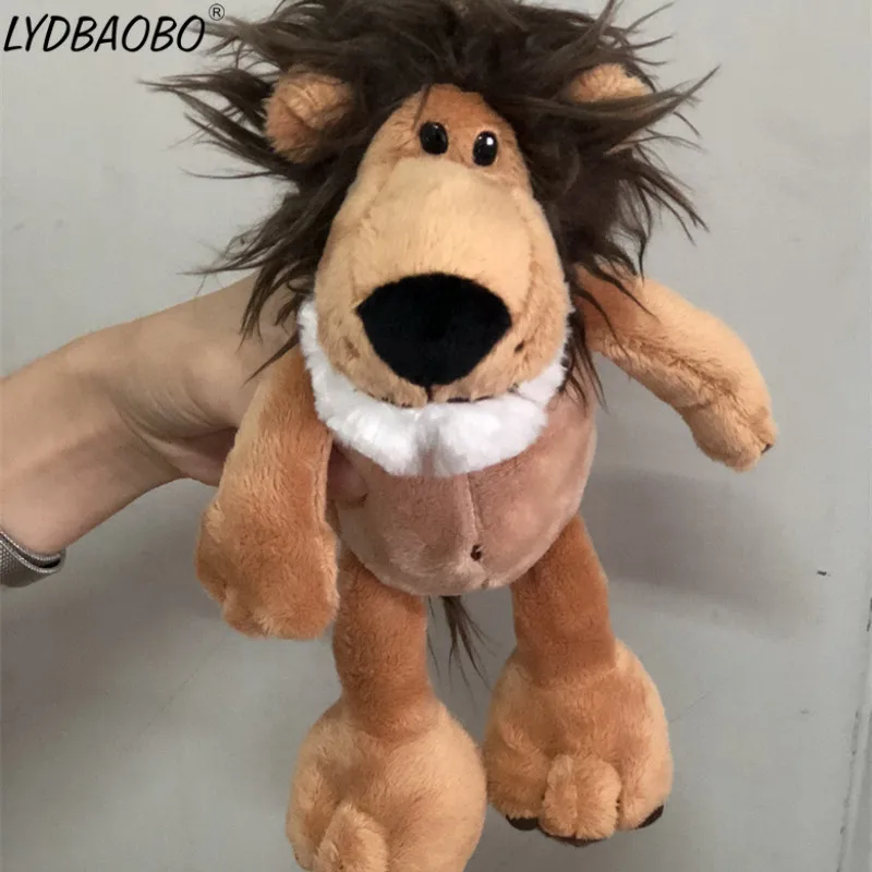 25 см милые детские немецкие джунгли брат Тигр Слон Обезьяна Лев Жираф Плюшевые