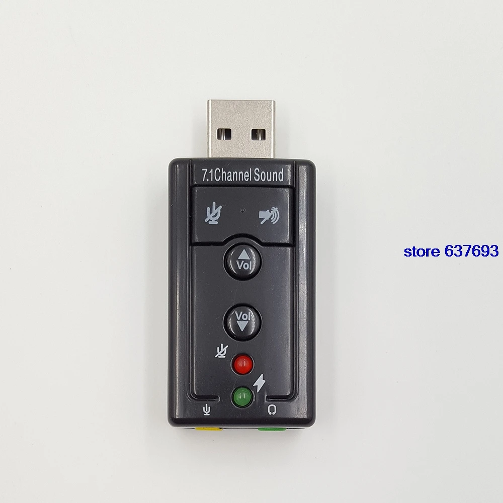 CM108 8738 Расширенная Виртуальная звуковая карта USB с ключом управления микрофон