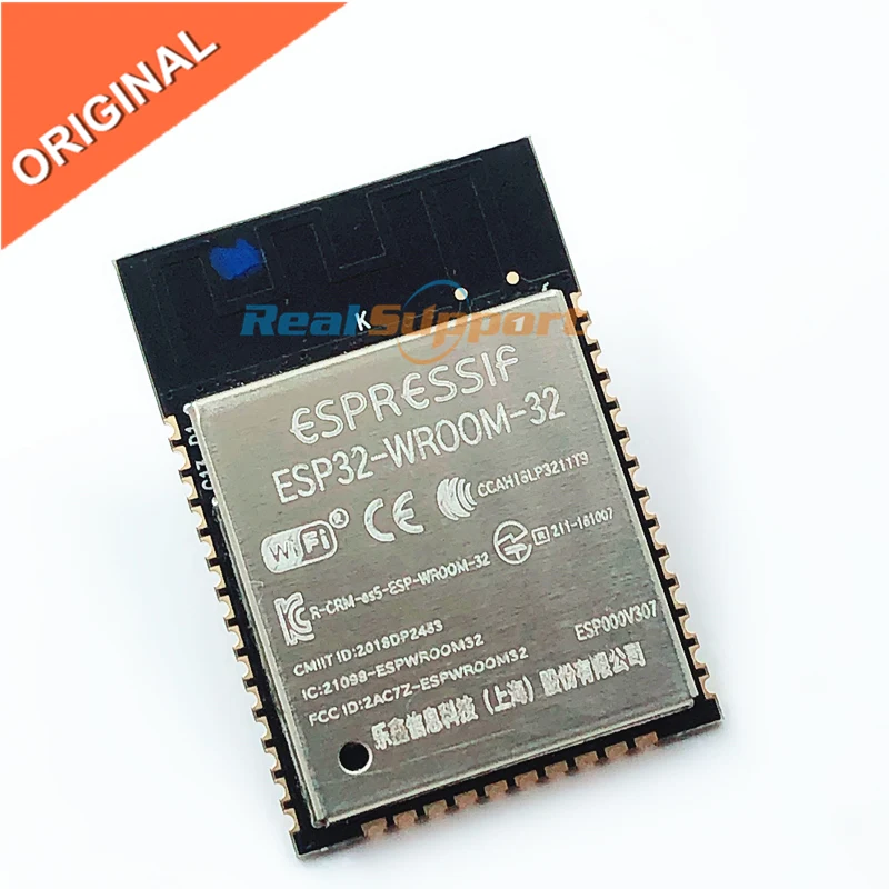 550 шт./катушка ESP32-WROOM-32 ESP-WROOM-32 ESP-32S ESP-D0WDQ6 двухъядерный 32 Мбит SPI флэш режиме UART модуль поверхностного монтажа Espressif