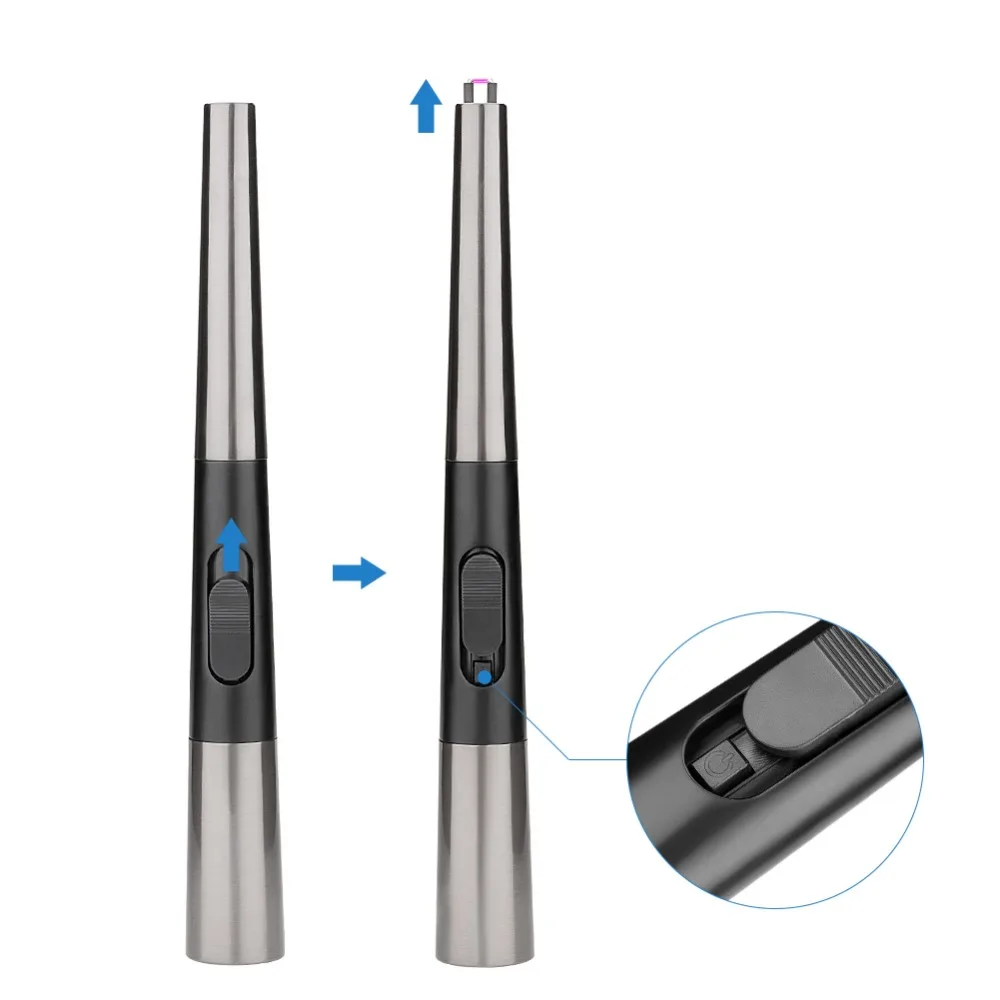 Гибкая Usb Электронная прикуриватель зажигалка плазменного зажигания для кухни