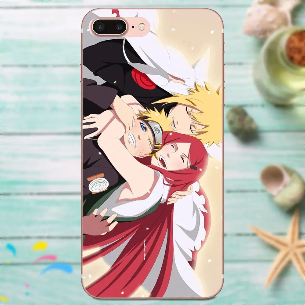 Shippuden Kunai Naruto Uzumaki для Apple iPhone X XS Max XR 4 4S 5 5C 5S SE 6 6S 7 8 Plus ТПУ чехлы