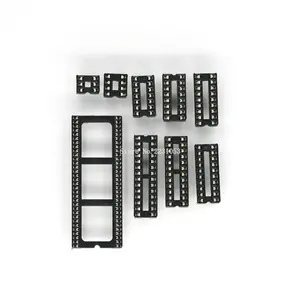 Гнездо IC 6, 8, 14, 16, 18, 20, 24, 28 контактов, 2,54 мм, 64 контакта, 1,78 мм, гнездо для микропроцессора, гнездо для микросхемы, слот-адаптер для пайки, 20 шт.