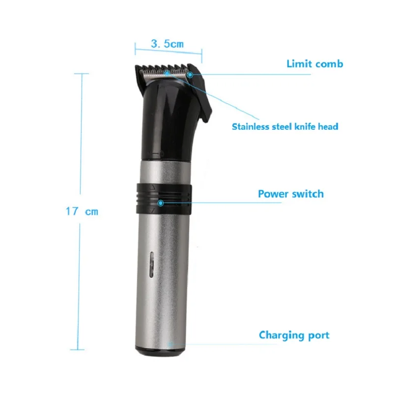 Kemei KM-1210 Electric Shaver 3 In 1 Multifunctional Reciprocating Razor Barber Nose Trimmer Device Men Face Shaving Machine | Бытовая