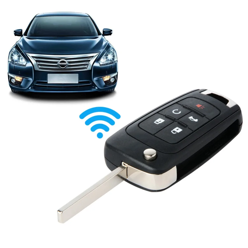 Автомобиль дистанционного ключа для Chevrolet Aveo Cruze Орландо 2/3/4/5 кнопки Uncut-Flip-HU100-Blade