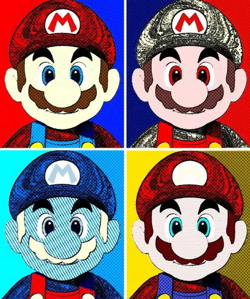 Супер Марио Run Nintendo Приключенческая Игра 50*70 см Плакат|posters posters|super marioposter game |