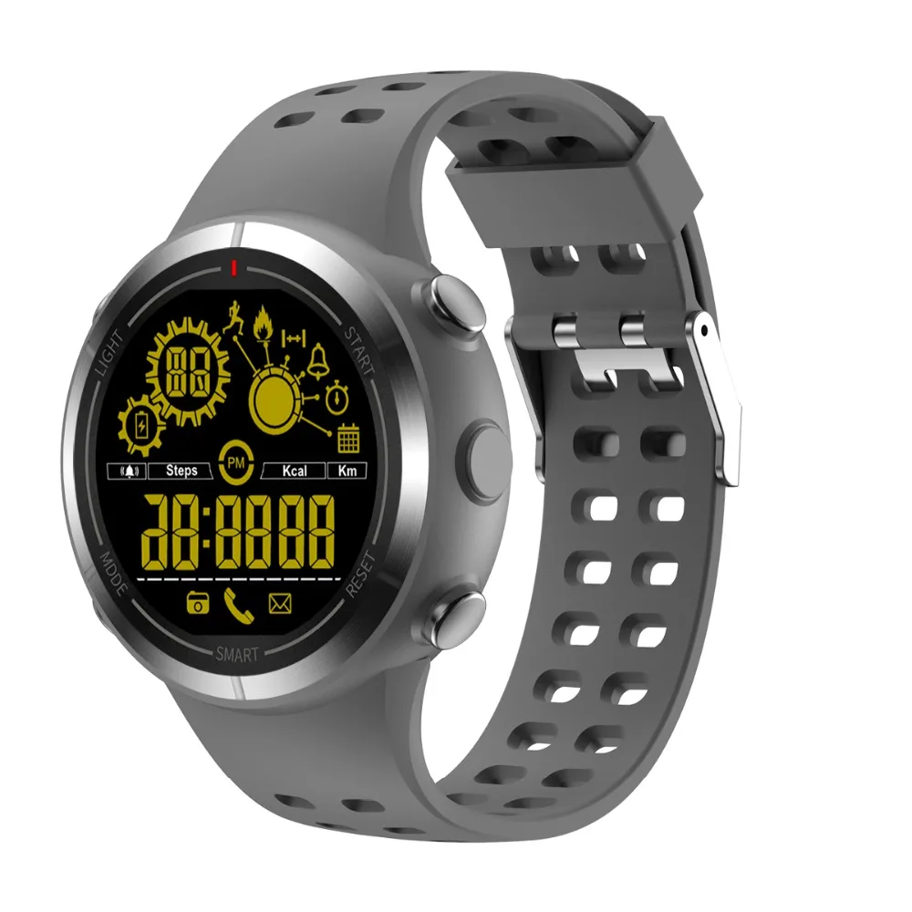 Часы мужские 2018 Модные Bluetooth умные часы для Android IOS водонепроницаемые шагомер