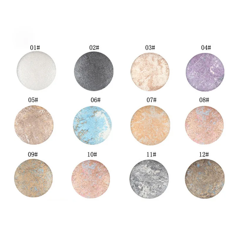 Одиночные тени для век Палитра светильник мерцающие матовые профессиональный