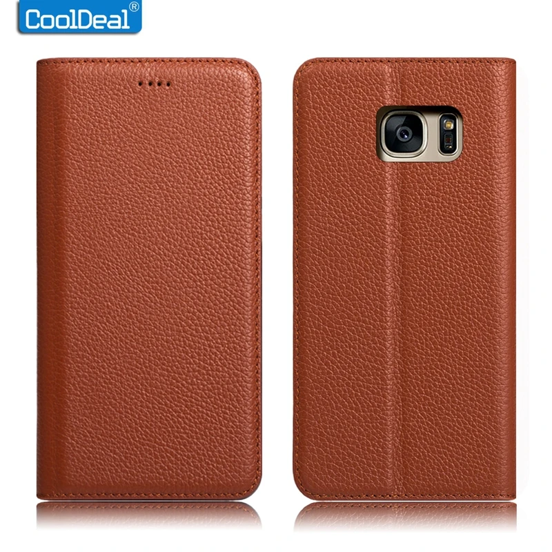 Винтажный чехол из натуральной кожи для Samsung Galaxy S6 S7 S8 S9 S10e S20 Uitra Edge Plus Note 8 9 10 Lite