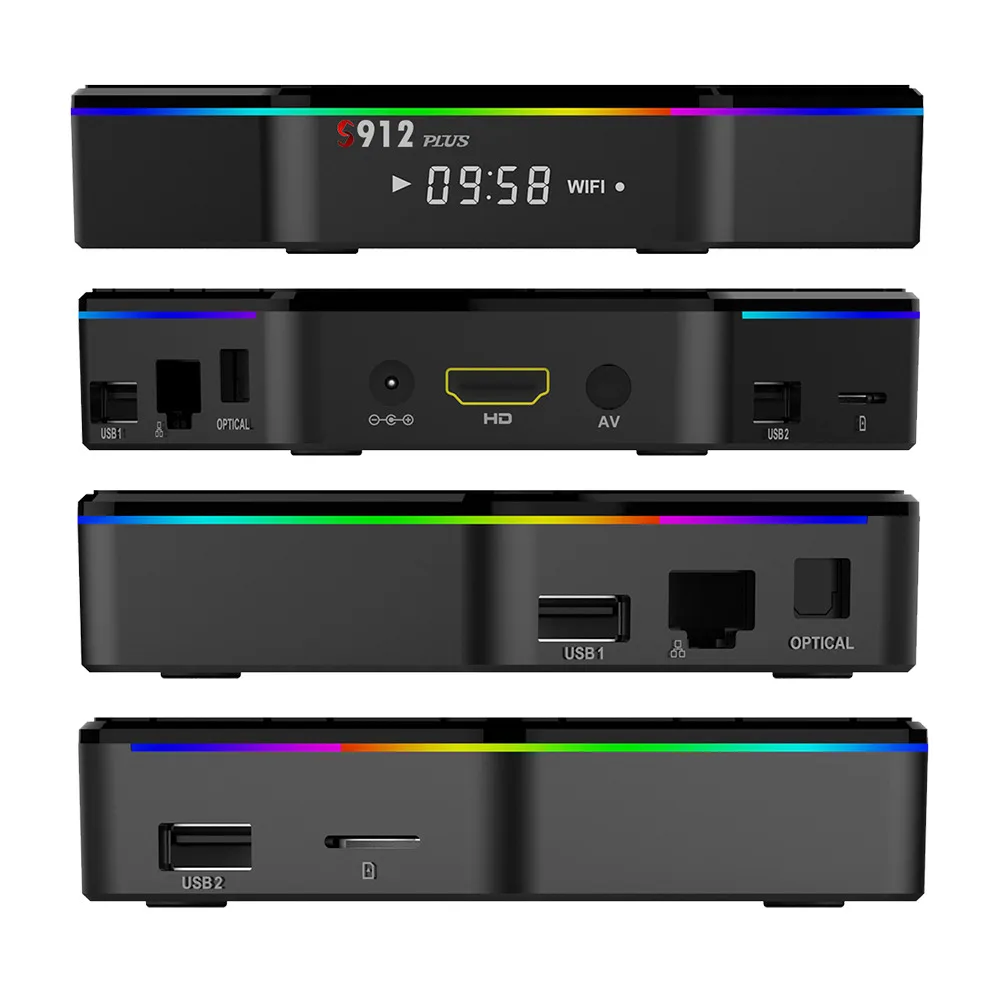 ТВ приставка leelbox t95z plus android 7 1 amlogic s912 3 ГБ 32 netflix 2 4G/5 ГГц Wi Fi BT4.0|ТВ-приставки и