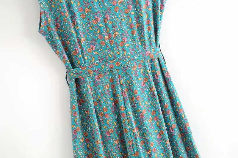 Heydress женские летние без рукавов Boho комбинезоны с цветочным принтом в винтажном стиле женские свободные Комбинезоны повседневные праздничные женские пляжные комбинезоны