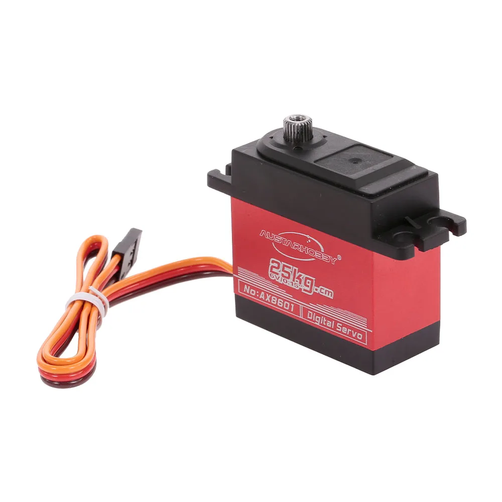 2 шт. AX8601 25 кг большой крутящий момент цифровой сервопривод водонепроницаемый для