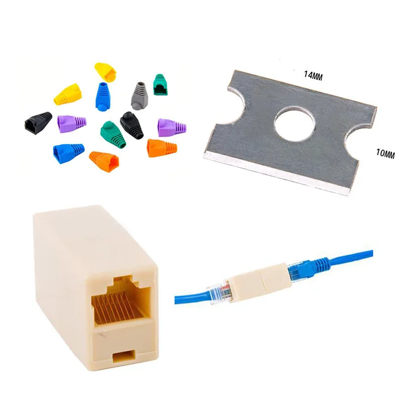 RJ45 RJ11 RJ12 CAT5 CAT5e портативный набор инструментов для ремонта сети LAN Utp тестер