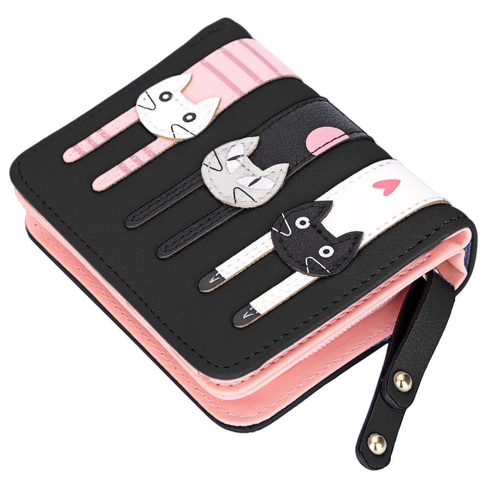 2017 Дизайн Кредитной Карты Кошелек Монета Держатель Женщин Бумажник На Молнии Kawaii