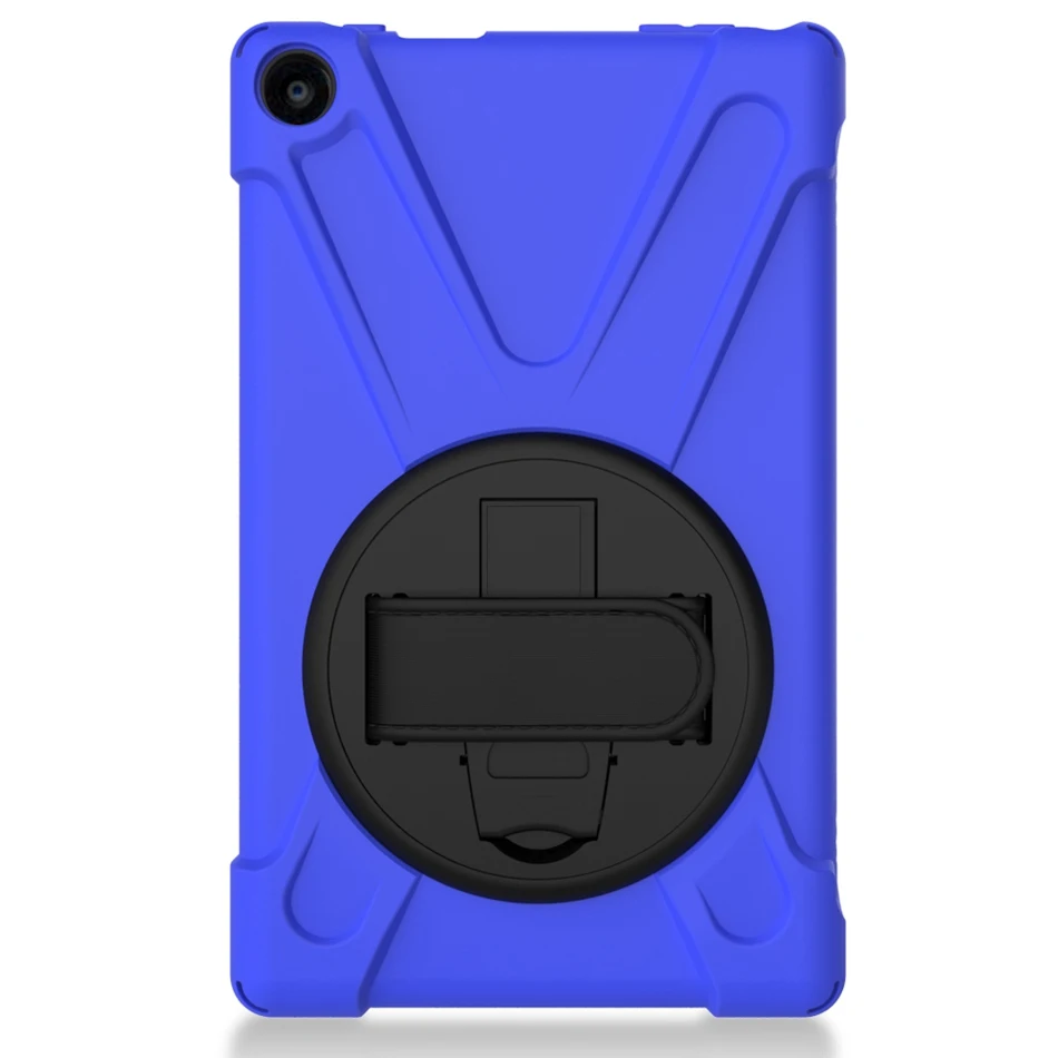 deep blue Сверхмощный ударопрочный чехол на руку для Amazon Kindle Fire HD 8 HD8 с подставкой Гибридный детский безопасный чехол для планшета - Цвет: deep blue