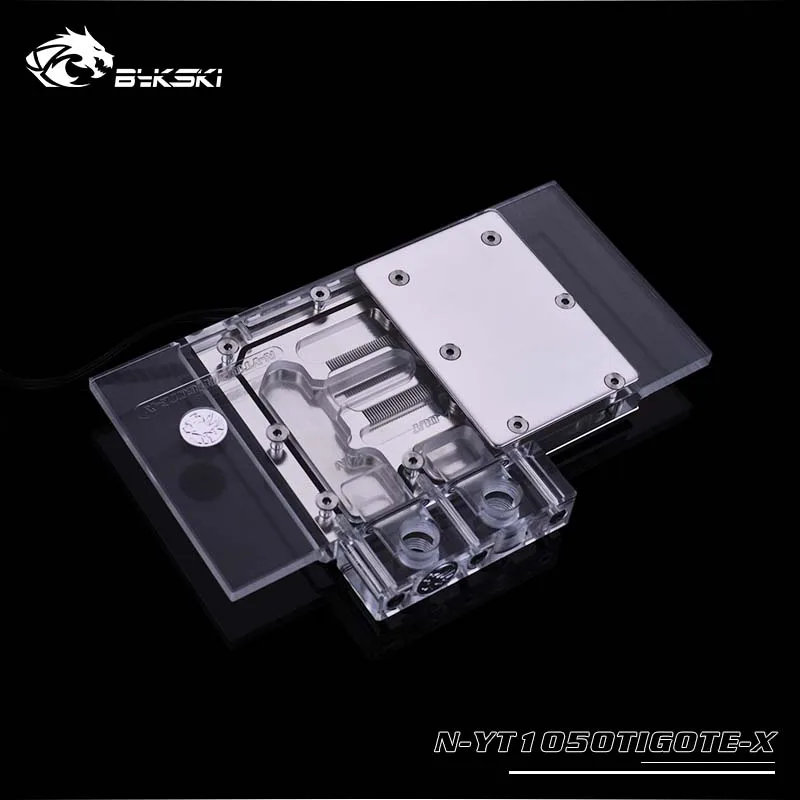Водяной блок Bykski для Yeston GAEA GTX 1050Ti-4G D5 с полным покрытием Графическая карта кулер