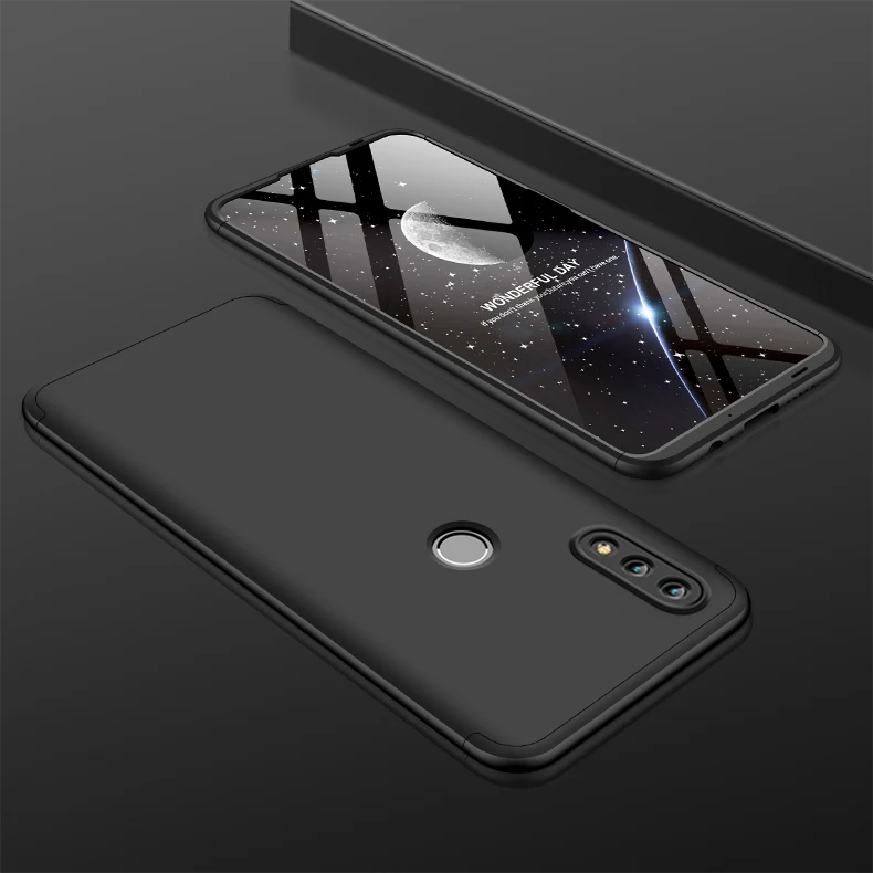 Новый чехол для Huawei P Smart 2019 роскошный жесткий пластиковый PSmart Dual 360 полный