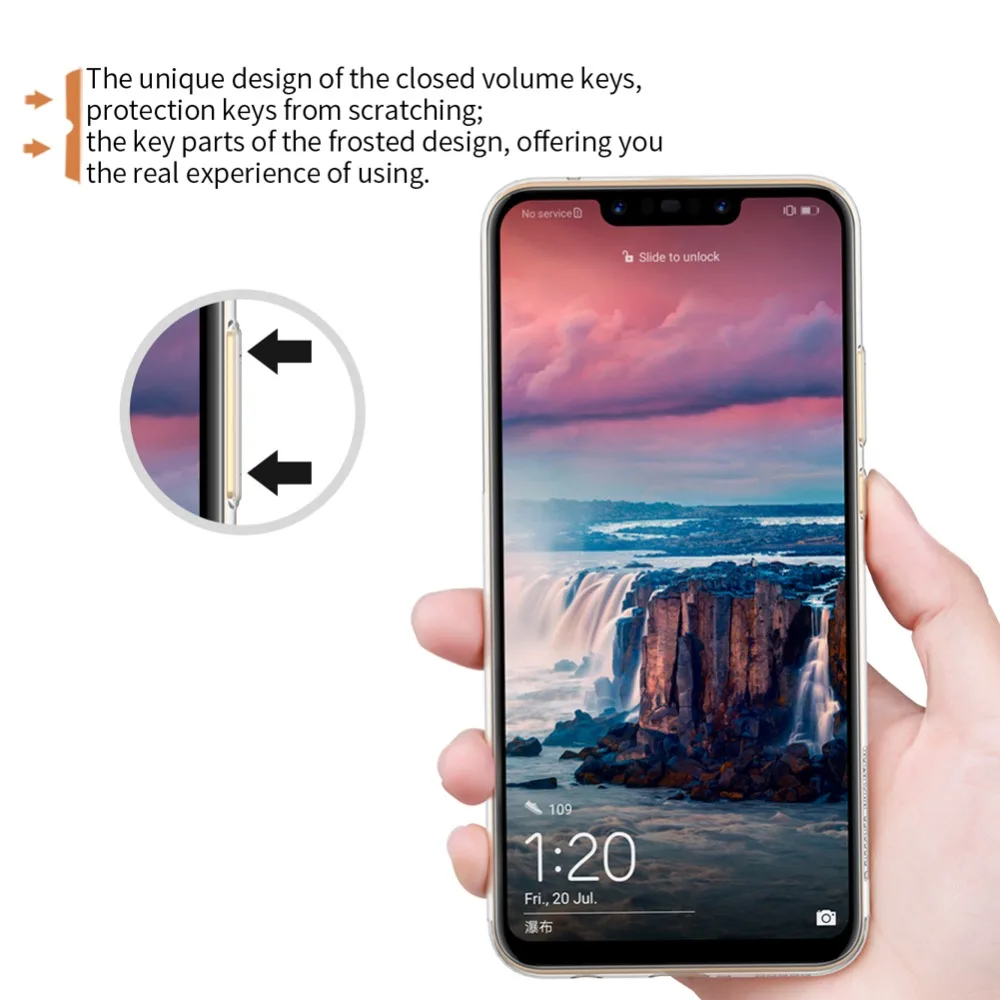 Tpu case For Huawei Nova 3 Nillkin nature Transparent Clear Soft silicon TPU Protector cover for huawei |