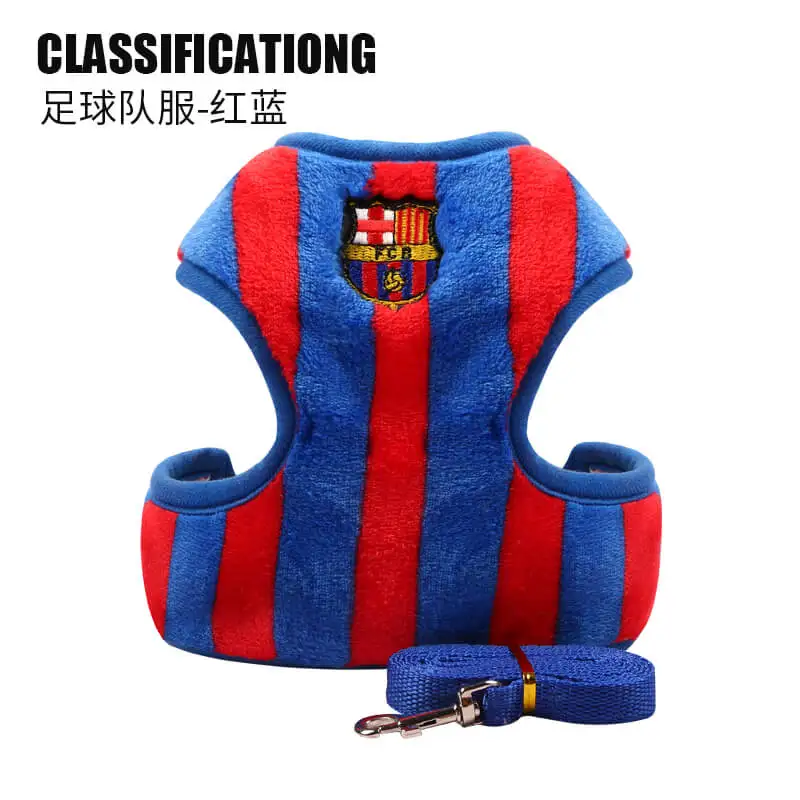 red and blue Petcircle/Популярные однотонные джинсы ошейники для собак, 14 цветов, поводок для собак и девочек, поддерживающий пояс на лямках для щенков, Регулируемый мягкий дышащий - Цвет: red and blue