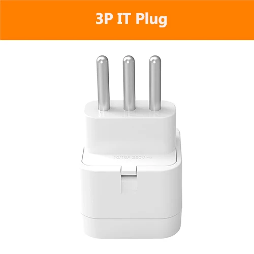 3P IT Plug ORICO ABS адаптер для путешествий, универсальный адаптер питания, зарядное устройство, настенная электрическая розетка, конвертер, адаптер питания, защита от перенапряжения - Цвет: 3P IT Plug